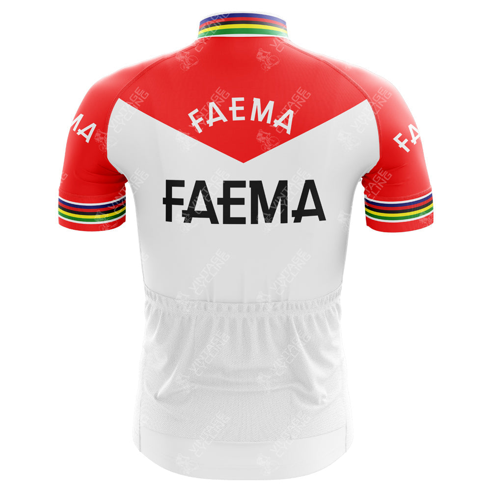 Maillot de cyclisme rétro Faema Eddy Merckx 1969