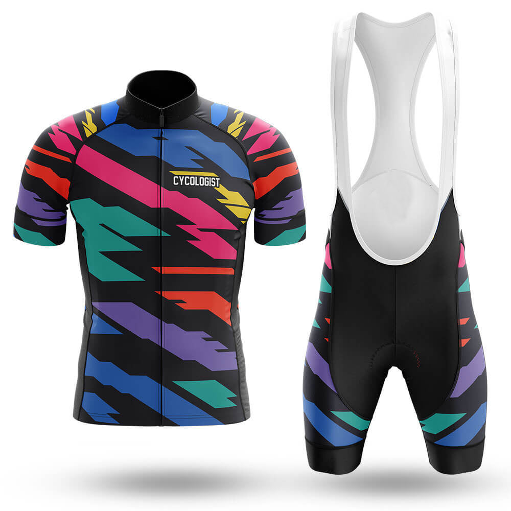 Ensemble de Maillot de Cyclisme Rétro Style Années 80