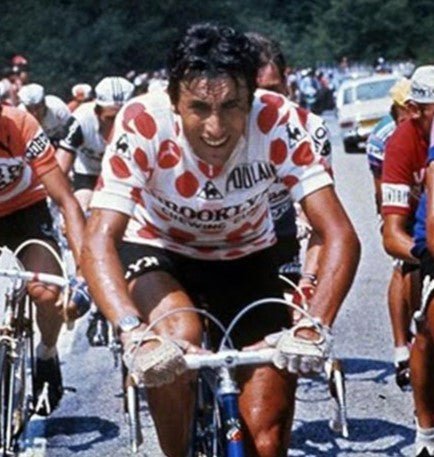 Maillot rétro de cyclisme Roi de la Montagne du Tour de France 1976