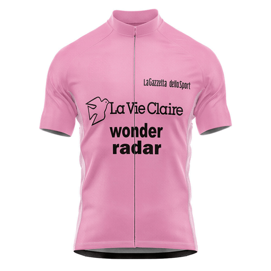Maillot de Cyclisme Rétro Rose du Giro D'Italia 1985 - Hinault