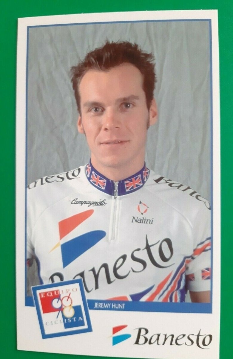 Maillot de Cyclisme Rétro Champion Britannique Banesto 1998