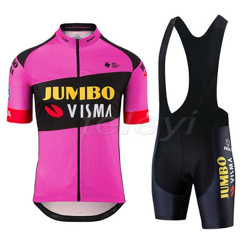 Ensemble Maillot de Cyclisme Équipe Pro Jumbo Visma