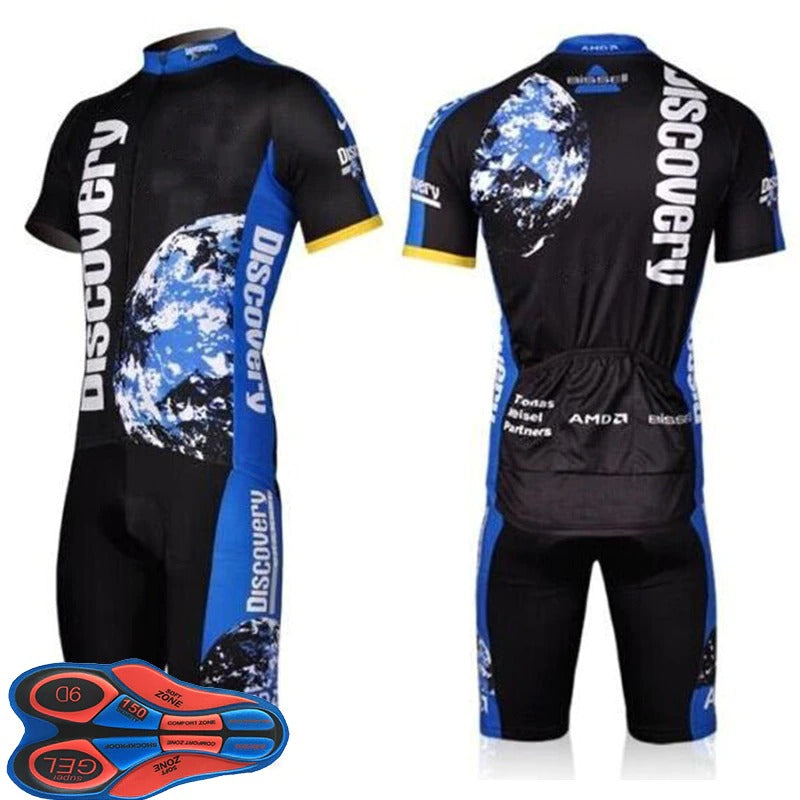 Ensemble de maillot de cyclisme Discovery Channel