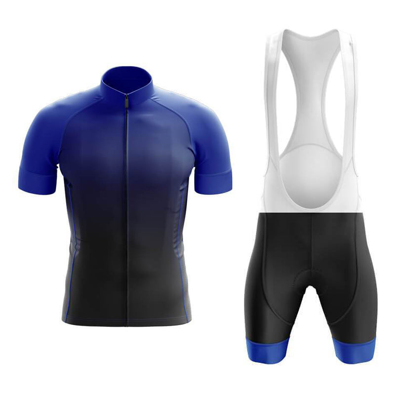 Ensemble de Maillot de Cyclisme Bleu Foncé