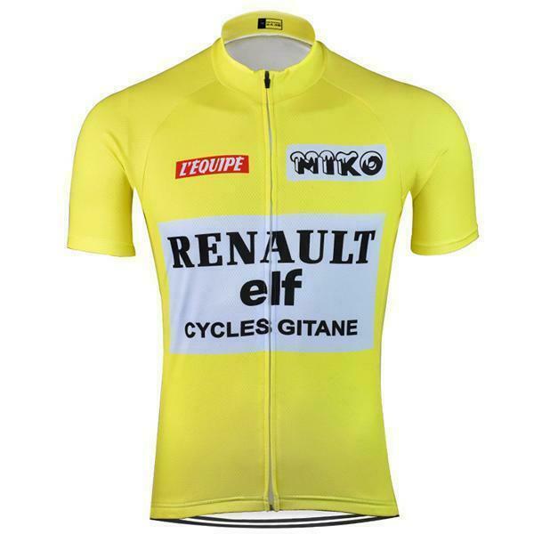 Maillot de cyclisme rétro L'Équipe Miko Renault-Elf