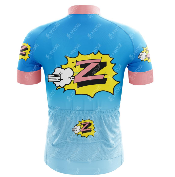 Maillot de Cyclisme Rétro Équipe Z pour Enfants