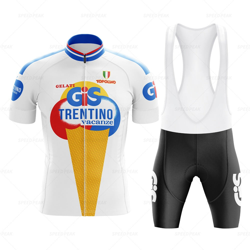 Maillot de Cyclisme Rétro GiS Trentino Vacances Ensemble