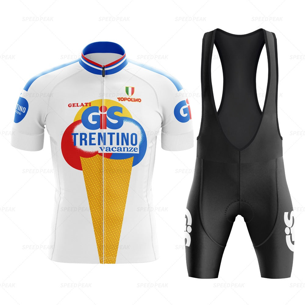 Maillot de Cyclisme Rétro GiS Trentino Vacances Ensemble