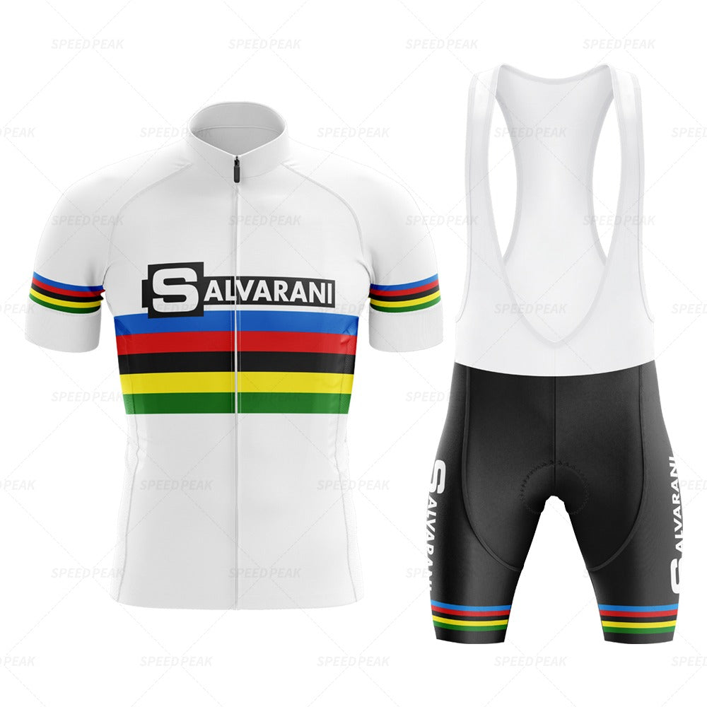 Ensemble de Maillot de Cyclisme Rétro Salvarani 1972