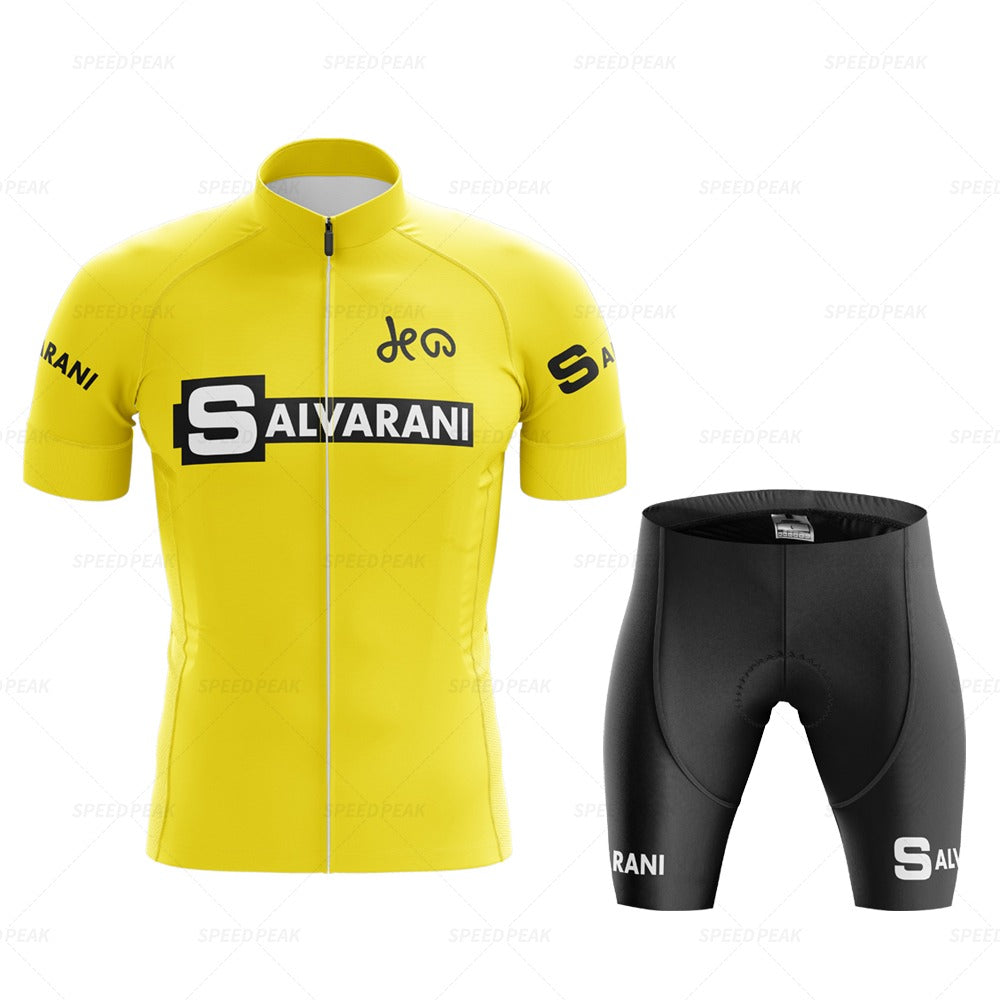 Ensemble de maillot de cyclisme rétro Salvarani 1972