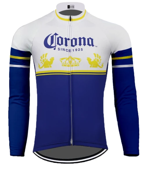 Maillot de Cyclisme Rétro Corona Beer (avec Option Polaire)
