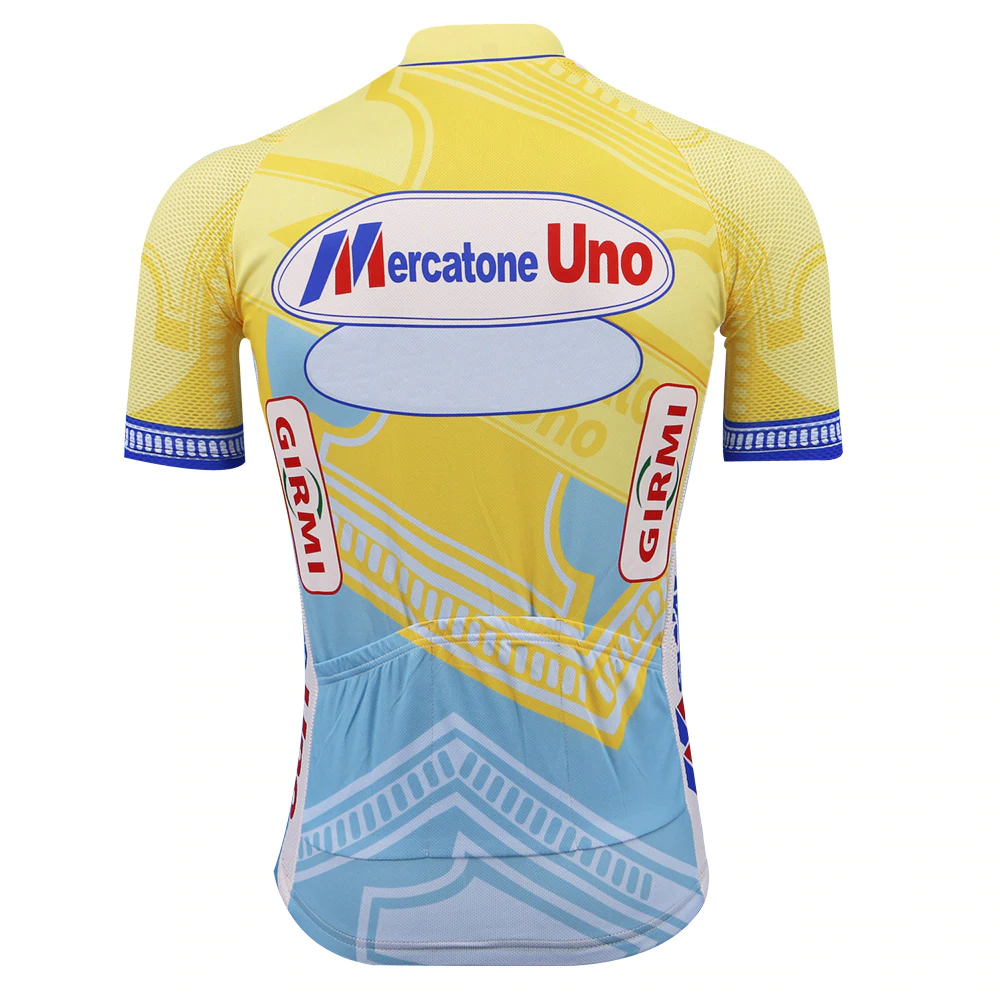 Ensemble de Maillot de Cyclisme Rétro Mercatone Uno