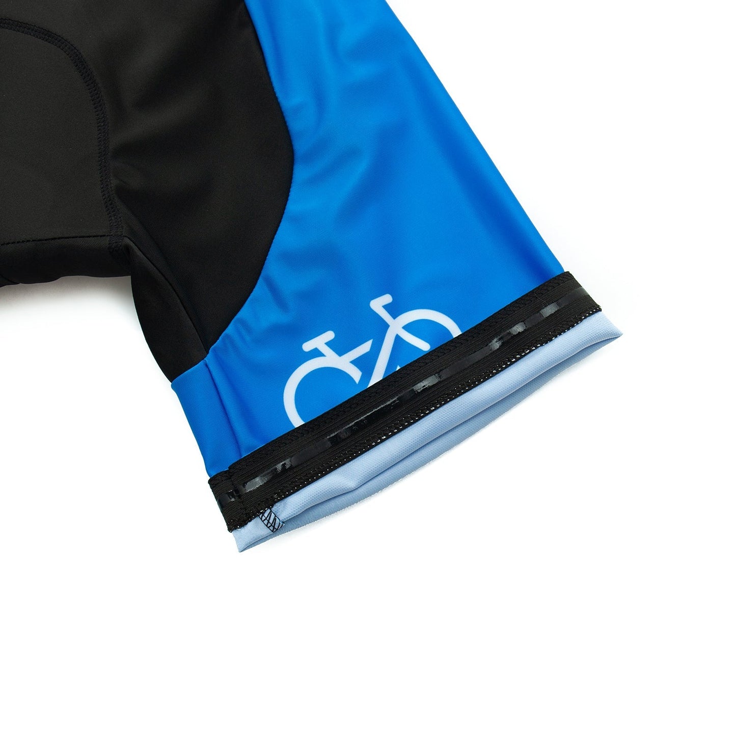 Ensemble de Maillot de Cyclisme Bleu avec Logo de Vélo