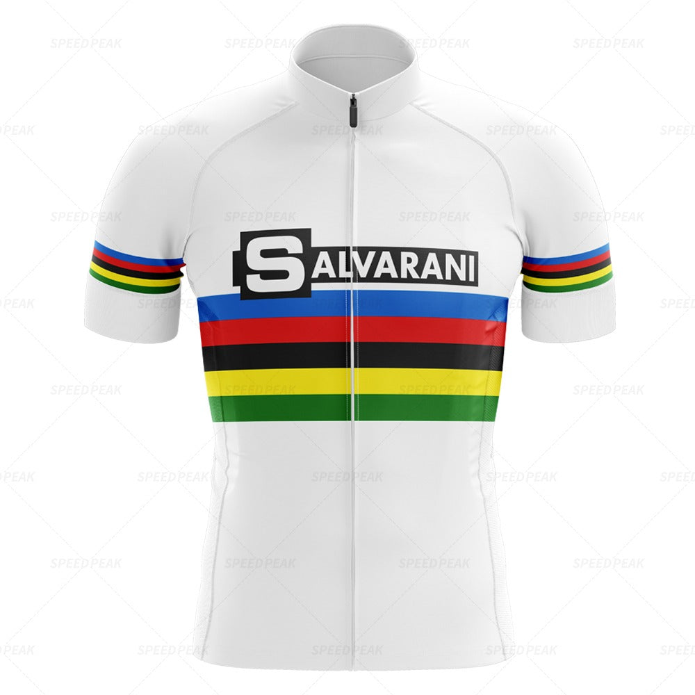 Ensemble de Maillot de Cyclisme Rétro Salvarani 1972