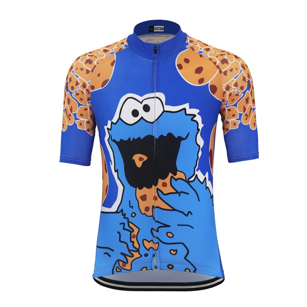 Maillot de cyclisme rétro Cookie Monster
