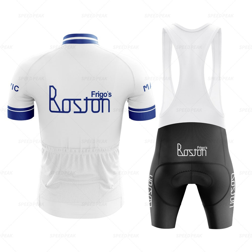 Ensemble de Maillot de Cyclisme Rétro Boston de Frigo