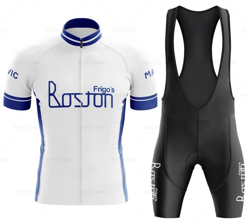 Ensemble de Maillot de Cyclisme Rétro Boston de Frigo