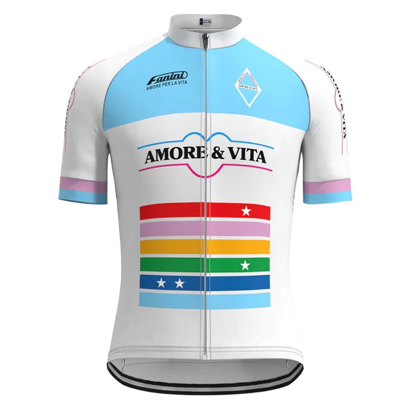 Maillot de cyclisme rétro Amore et Vita
