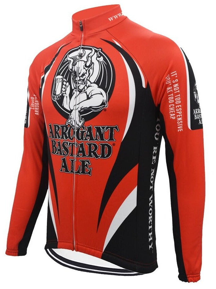 Maillot de cyclisme à manches longues Arrogant B*****d Ale (avec option polaire)