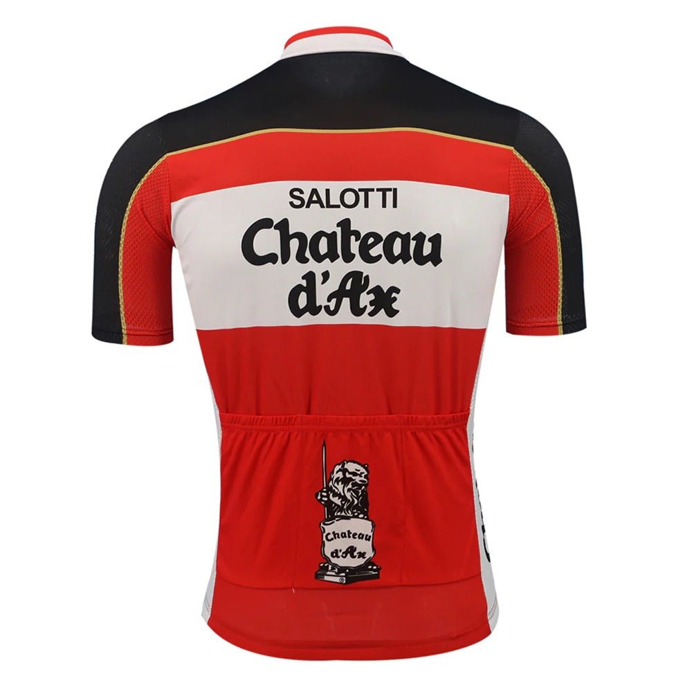 Maillot de Cyclisme Rétro Chateau D'Ax Salotti