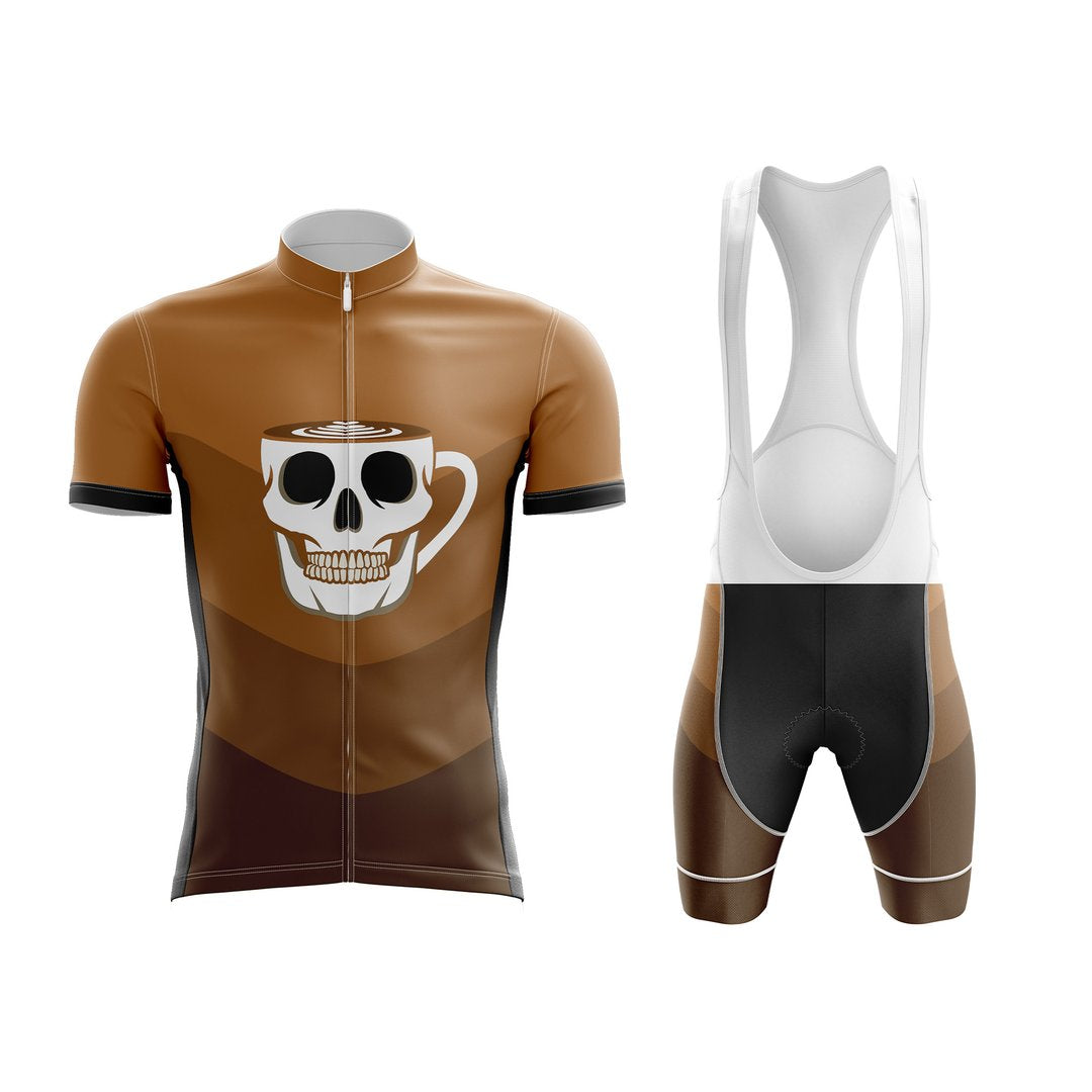 Maillot de Cyclisme Crâne Café Ensemble