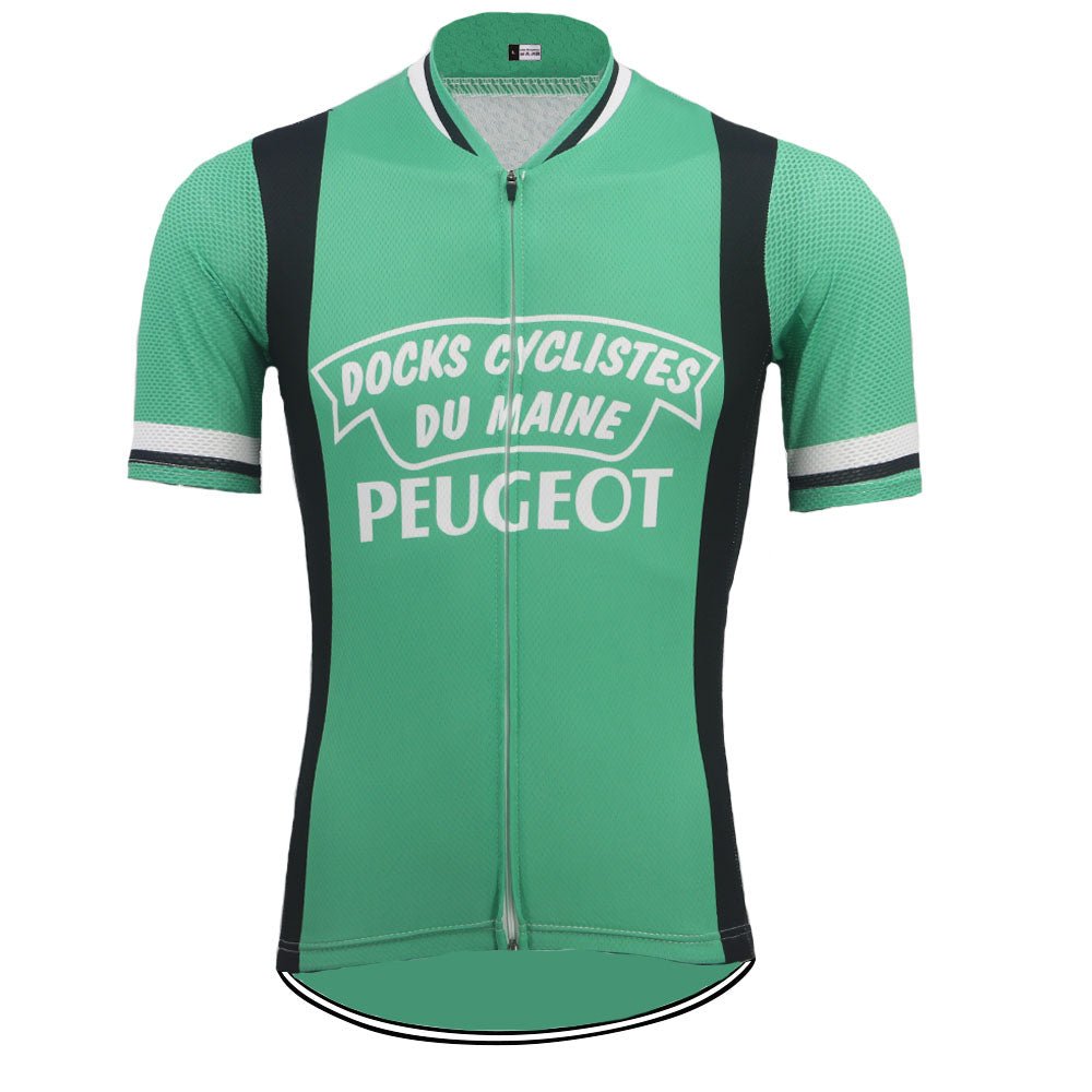 Maillot de Cyclisme Rétro Peugeot Docks Cyclistes Du Maine