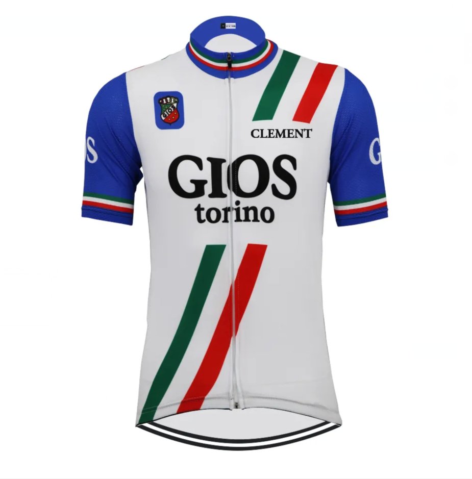 Maillot de cyclisme rétro Gios Torino Clement