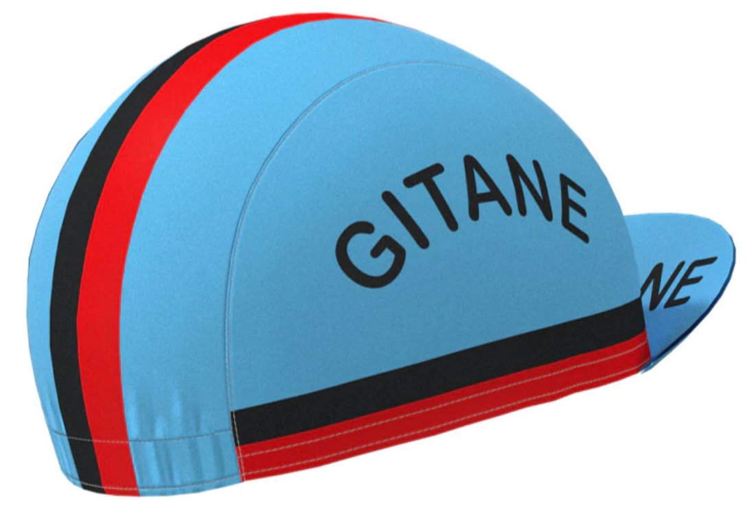 Casquette de cyclisme rétro Leroux Gitane