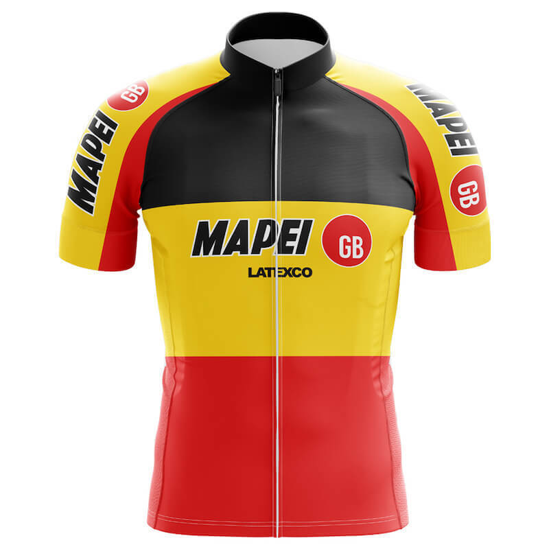 Maillot de cyclisme rétro Mapei Latexco