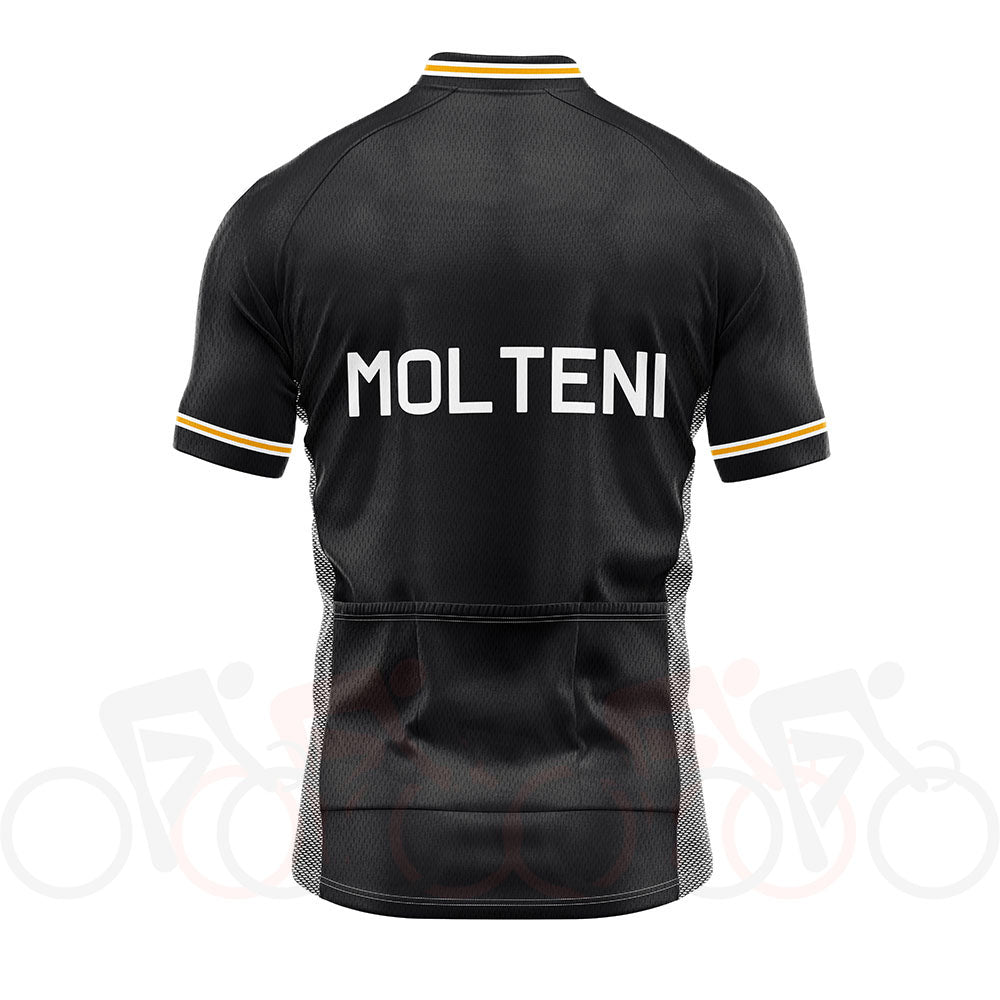 Maillot de Cyclisme Rétro à Manches Courtes Molteni