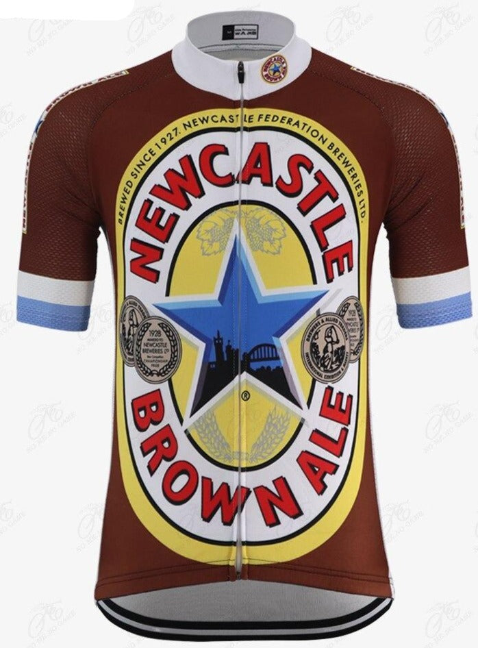 Maillot de Cyclisme Rétro Newcastle Brown Ale