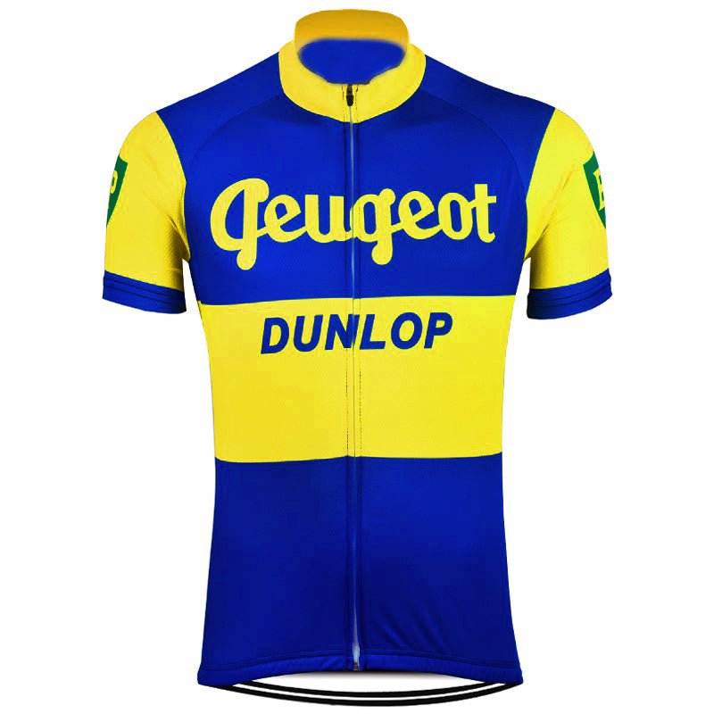 Maillot de cyclisme rétro Peugeot BP Dunlop