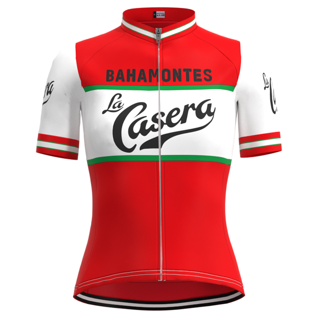Ensemble de maillot de cyclisme rétro La Casera-Bahamontes pour femmes