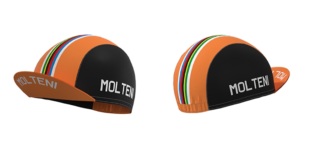 Casquette de cyclisme rétro Molteni