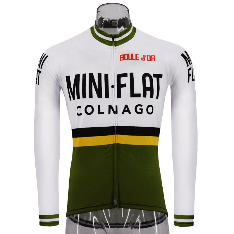 Maillot de Cyclisme Rétro Colnago Mini Plat (avec Option Polaire)