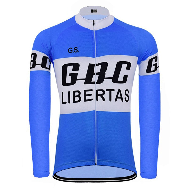 Maillot de Cyclisme Rétro GBC Libertas (avec Option Polaire)