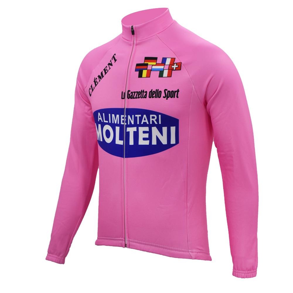 Maillot de Cyclisme Rétro Molteni Alimentari (avec Option Polaire)