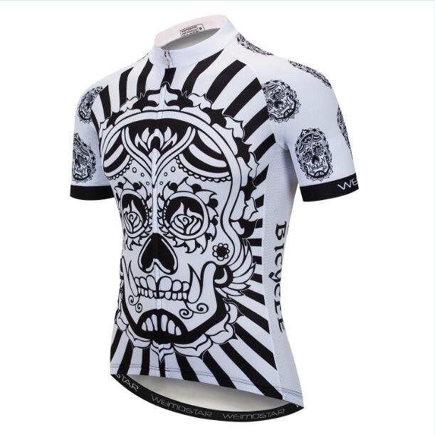 Maillot de cyclisme crâne oriental