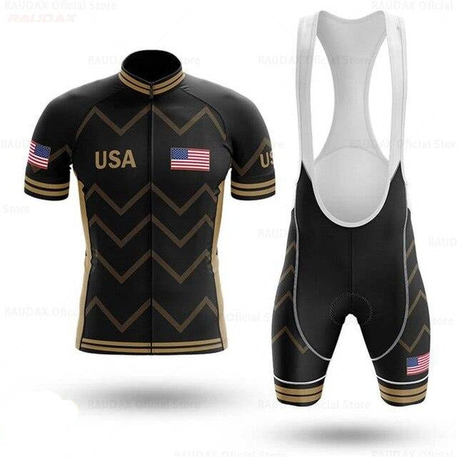 Ensemble de Maillot de l'Équipe Cycliste des États-Unis