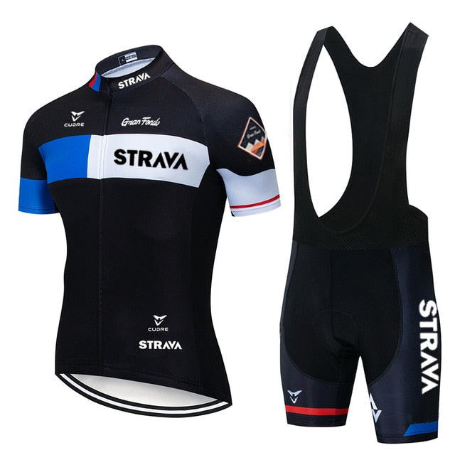 Ensemble de Maillot de Cyclisme Strava