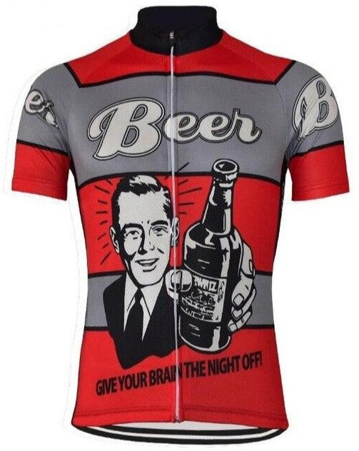 Maillot de Cyclisme Rétro Bière