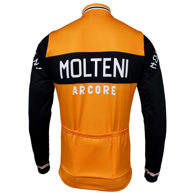 Maillot de cyclisme rétro Molteni Arcore (avec option polaire)