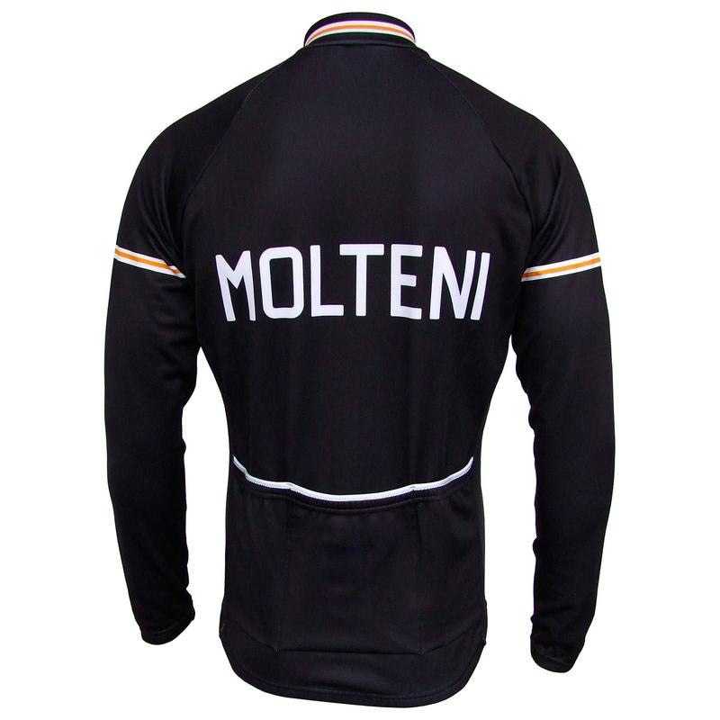 Maillot de Cyclisme Rétro Molteni avec Option Polaire