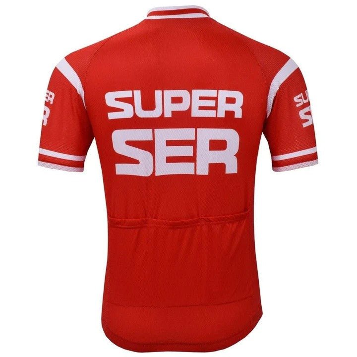 Maillot de cyclisme rétro Super Ser