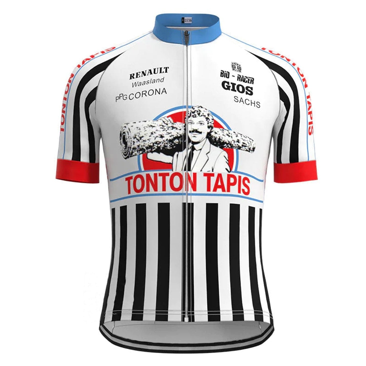 Maillot de Cyclisme Rétro Tonton Tapis GB