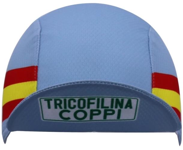 Casquette de cyclisme rétro Tricofilina Coppi