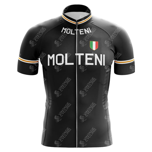 Maillot de Cyclisme Rétro à Manches Courtes Molteni
