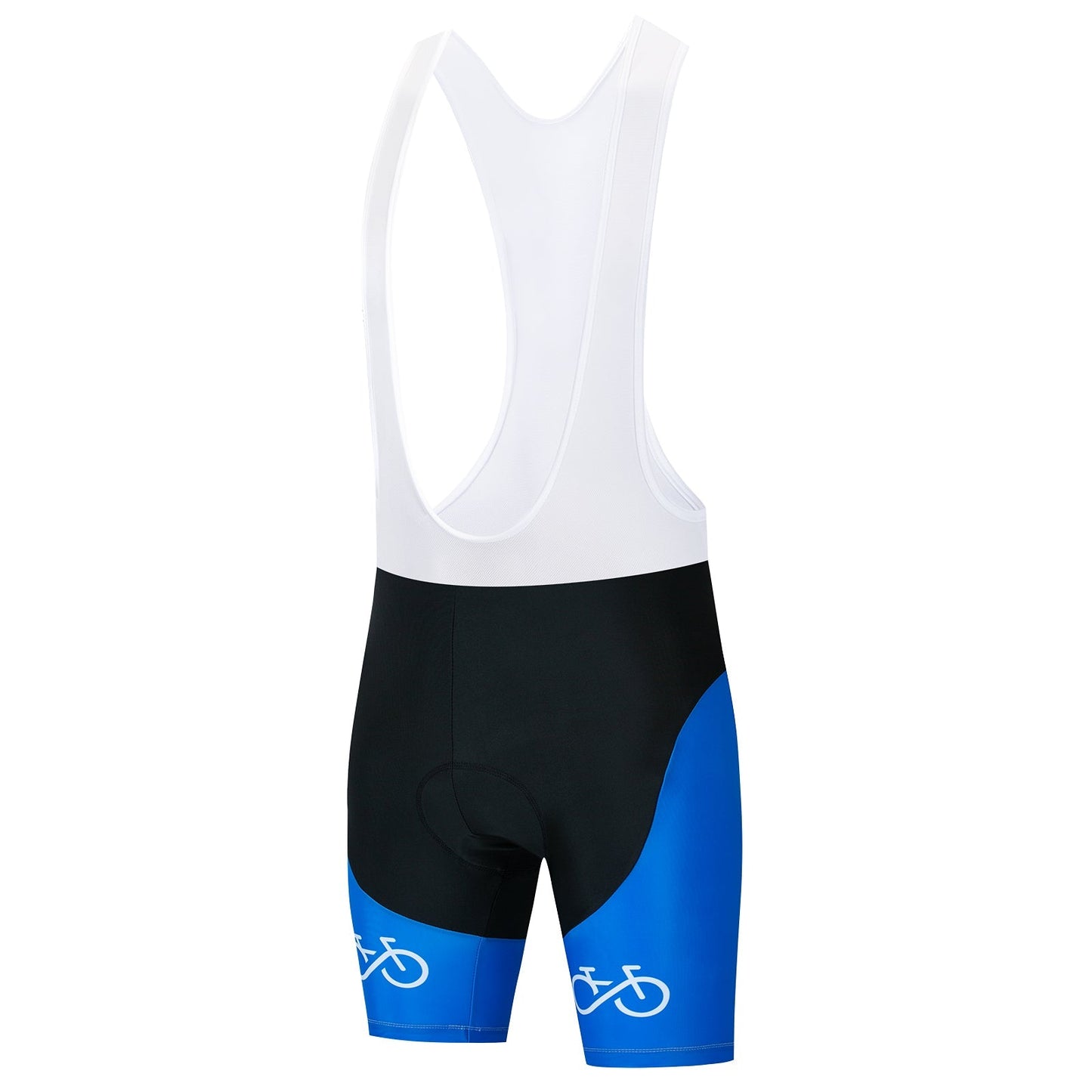 Ensemble de Maillot de Cyclisme Bleu avec Logo de Vélo