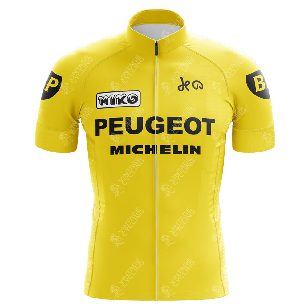 Maillot de cyclisme rétro Miko Peugeot BP