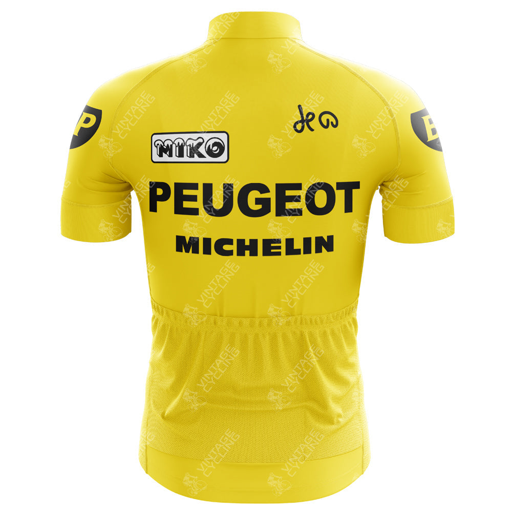 Maillot de cyclisme rétro Miko Peugeot BP